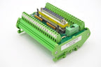 EuroTek ET-MP/D37F/NM760 Interface Board 37 pin Breakout DIN Phoenix Contact