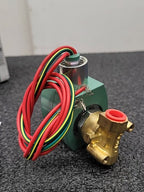 ASCO Red Hat Solenoid Valve Brass NC Air Inert Gas 8262H208 6WTT9