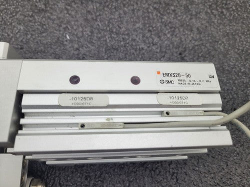 Lot of - 2 SMC EMXS20-50 Linear Guide Slide Table Made in japan