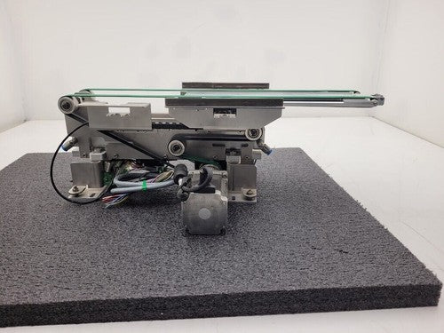 Beckhoff Stepper Motor Driven Extendable 2 Belt Conveyor 13" to 19" Extension A