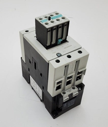 SIEMENS SIRIUS 3RT1046-1AL24 Contactor 95A 400V 230VAC 50/60Hz w/ 3RH1921-1HA22