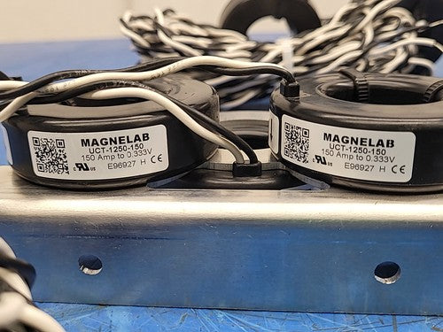 Magnelab UCT-1250 Current Transformer Sensor Lot of 6 w/brackets for 3PH Sensing