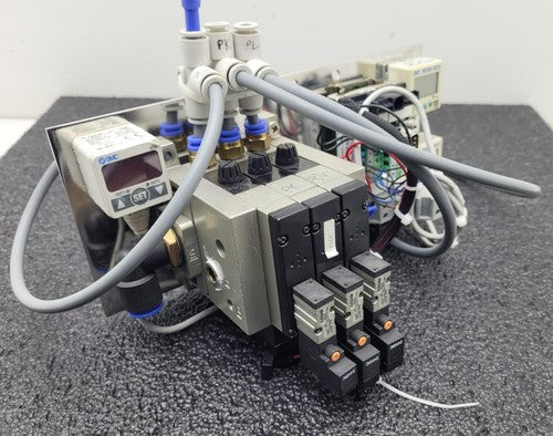 Interface SMC Pressure Switch Pneumatic Valve Block ZSE40A-01-T ZSE40-01-22L