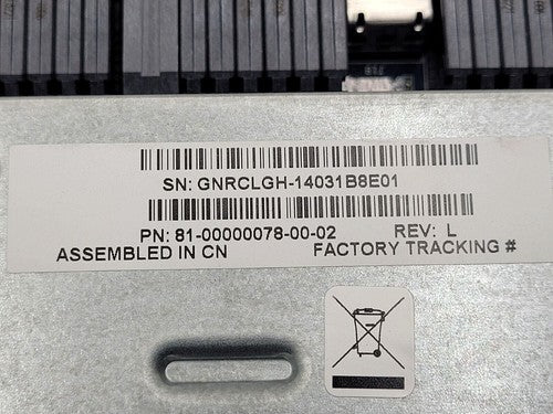Dot Hill MSA 2040 FC SAS Drive Storage Array Control 81-00000078-00-02