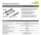 Megatron RC35-130-K Potentiometric Linear Transducer 130mm Travel