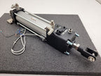 SMC Tie Rod Cylinder w/CLA63-E Lockup Unit CDLACN63-219-E-A53 D-A53 Sensors