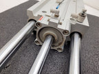 SMC MLGPM63TF-250-B Dual Guide Rod Pneumatic Slide Cylinder 250mm Travel