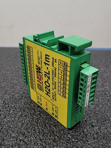 HSW H2O-2L-1m Level Controller Module 12-24 VAC/VDC DIN Dry Cleaner Control