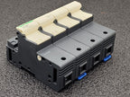 SCHNEIDER ELECTRIC DF223NC 4 FUSE HOLDER 22x58mm Fuses DIN Rail Mount