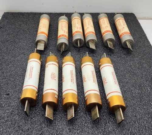 Lot of 11 - Shawmut Amp-Trap ATS-DE 100R  /ATS-DE 100  Dual Element Time delay