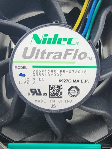 Intel Server 6x Cooling Fan Assembly H18835-003 Nidec V60E12BS1B5 S2600WT Pull