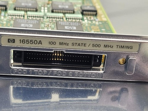HP Agilent 16550A 100MHZ STATE 500 MHZ TIMING LOGIC ANALYZER MODULE 102CH