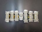 7x Harting IMB PC-GF20 DIN Rail Mount Serviceable Connector COB 05 16 24 CDF 40