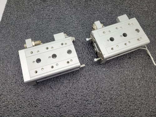 Lot of - 2 SMC EMXS20-50 Linear Guide Slide Table Made in japan