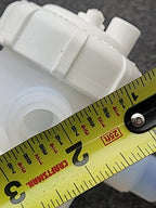 Fluoroware Fluidic Manifold Housing PFA White Plastic 3 Way Pneumatic Valve