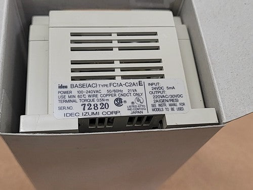 IDEC Micro-1 PLC Programmable Logic Controller CPU Module FC1A-C2A1E 100-240VAC