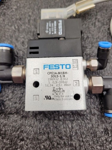 Lot 8 of Festo Electro Pneumatic Solenoid Valve Manifold Robot Control 24VDC