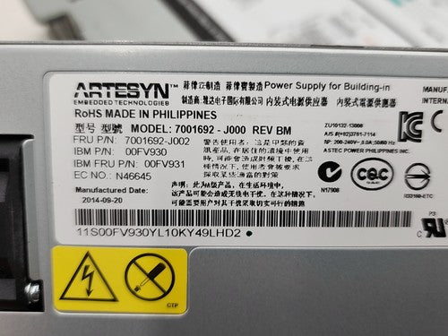 IBM Power S822 Server 8284-22A POWER8 Rackmount Chassis 12 Bay SFF