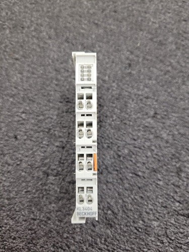 Beckhoff KL3404 4x Analog Input Module +/- 10V min. 130 kOhm, 12 bit, DIN Rail