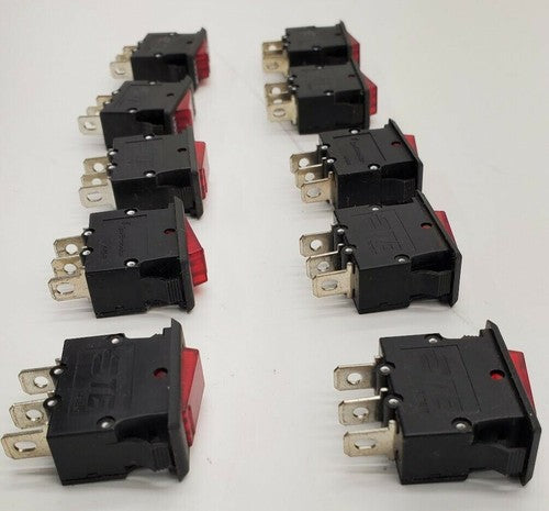 Lot of 10 Tyco Potter & Brumfield W51-A121B1-5 Thermal Circuit Breaker 5A 125VAC