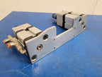 Pneumax Pneumatic Dual Cylinder Actuator w/ Adjustable stops 2420A1513