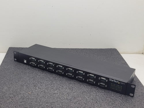 StarTech ICUSB23216F 16-Port FTDI USB B RS232 Serial Mux COM Adaper, Ears, Power