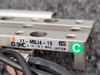 SMC 11-MXJ4-10 Slide Table Clean Room MXS/MXJ Guided Cylinder w/ D-M9N Sensors