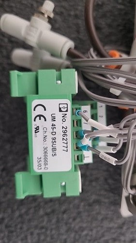 Lot 2x SMC CDJPB6-10D Dual Cylinder Double Acting Clamp Assembly w/ reed sensors