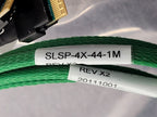 Lot of 2x SFF-8644 Mini SAS HD to Slimline x4 SFF-8654 4i Straight 38 Pin Cable