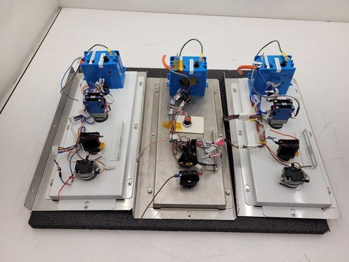 3x Custom Idec EMO Keyed Switch Power Panel On-Off System Panels