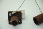 Leviton Single-Pole Female Receptacle, Brown, 5/8" ID