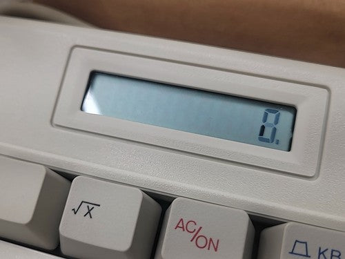 Focus Electronic FK-8000 KeyCal LCD Calculator Keyboard Vintage Computer