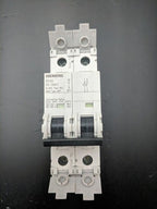 Lot of 2 Siemens 5SJ42, 2-Pole 5A 125VDC 240 VAC Circuit Breakers