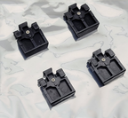 Set of 4 HP 5060-0767 Old Style Test Equipment Feet Original OEM Black