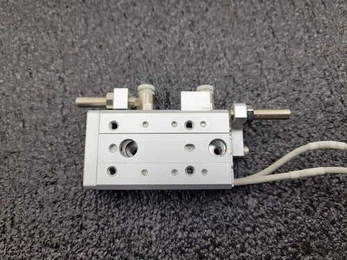 SMC MXS6-20 Pneumatic Dual Rod Cylinder Slide D-F9PW Sensors MXS6-20A-M9PWL-X11