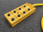 Turck VB 80-P7X9-5 M8 Sensor Distribution Junction Block Box Flying Lead Cable
