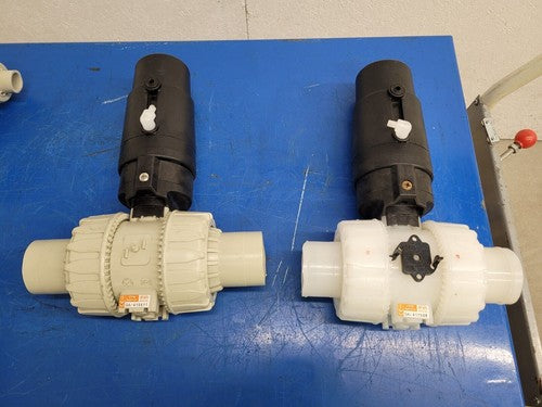Lot of 4x Gemu Typ 710, 690 Diaphram, Butterfly Valve Air Open Spring Close