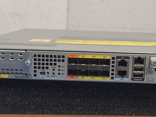 Cisco ASR1001-X Aggregation Services Router 6x GE SFP Ports Network Switch