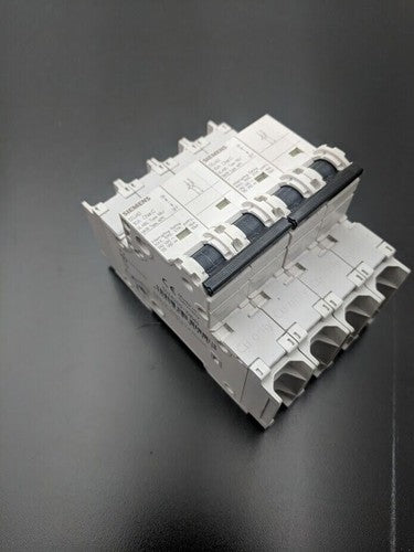Lot of 2 Siemens 5SJ42, 2-Pole 10A 125VDC 240 VAC Circuit Breakers