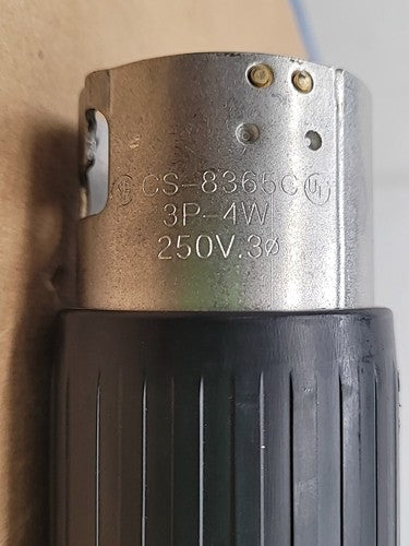 Hubbell CS8365C Male Locking Plug 50A 250V AC 3P 4W Twist Lock Connector