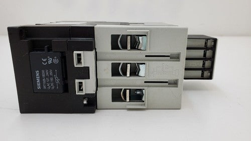 SIEMENS SIRIUS 3RT1046-1AL24 Contactor 95A 400V 230VAC 50/60Hz w/ 3RH1921-1HA22