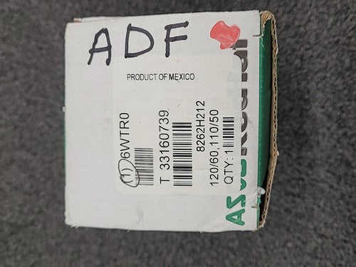 ASCO RedHat 8262H212 Solenoid Valve Brass Normally Closed NC