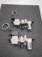 SMC Filter Regulator Soft Start Valve Lot of 2 AV2000-N02-5DZ AF20-N02-6CZ