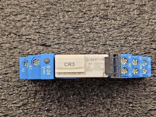 Finder 93.02.7.024 Socket Type Relay 41.52.9.024.0010 8A 250V 24VDC Coil DIN