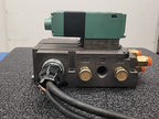 Numatics 228-703B Solenoid 2 Valve Manifold Pneumatic Air Control 120VAC