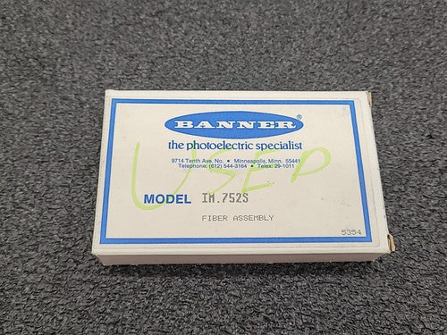Banner Engineering IM.IM.752S Fiber Assembly Photoelectric Sensor Cable