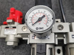 SMC NAFM3000-N02 Pneumatic FRL Filter Regulator Lubricator Assembly AW3000 AFM