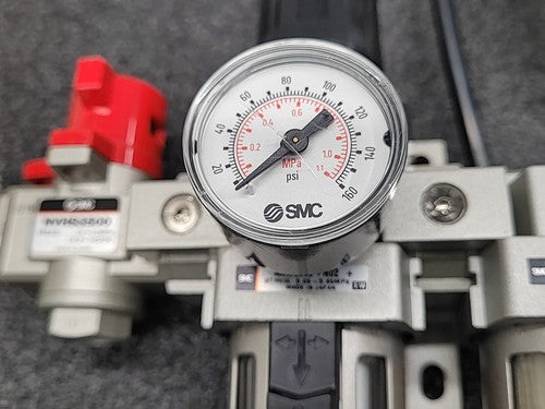 SMC NAFM3000-N02 Pneumatic FRL Filter Regulator Lubricator Assembly AW3000 AFM