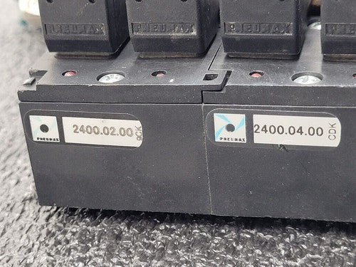 Pneumax Pneumatic Solenoid Manifold 2100.37.10 24VDC 145 PSI OMRB213/1 Valves