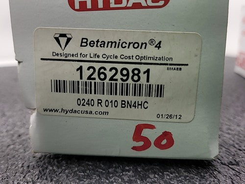 HYDAC Betamicron 4 Filter Element 0240 R 010 BN4HC Hydraulic Return Line 2 Units